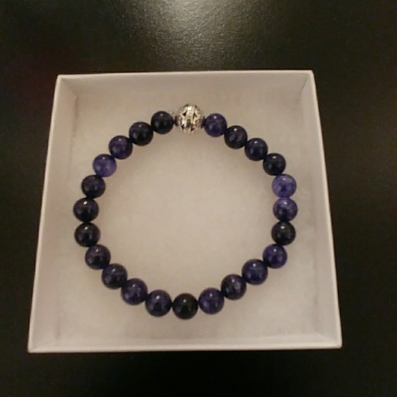 Sodalite Stone Bracelet - Picture 3 of 8
